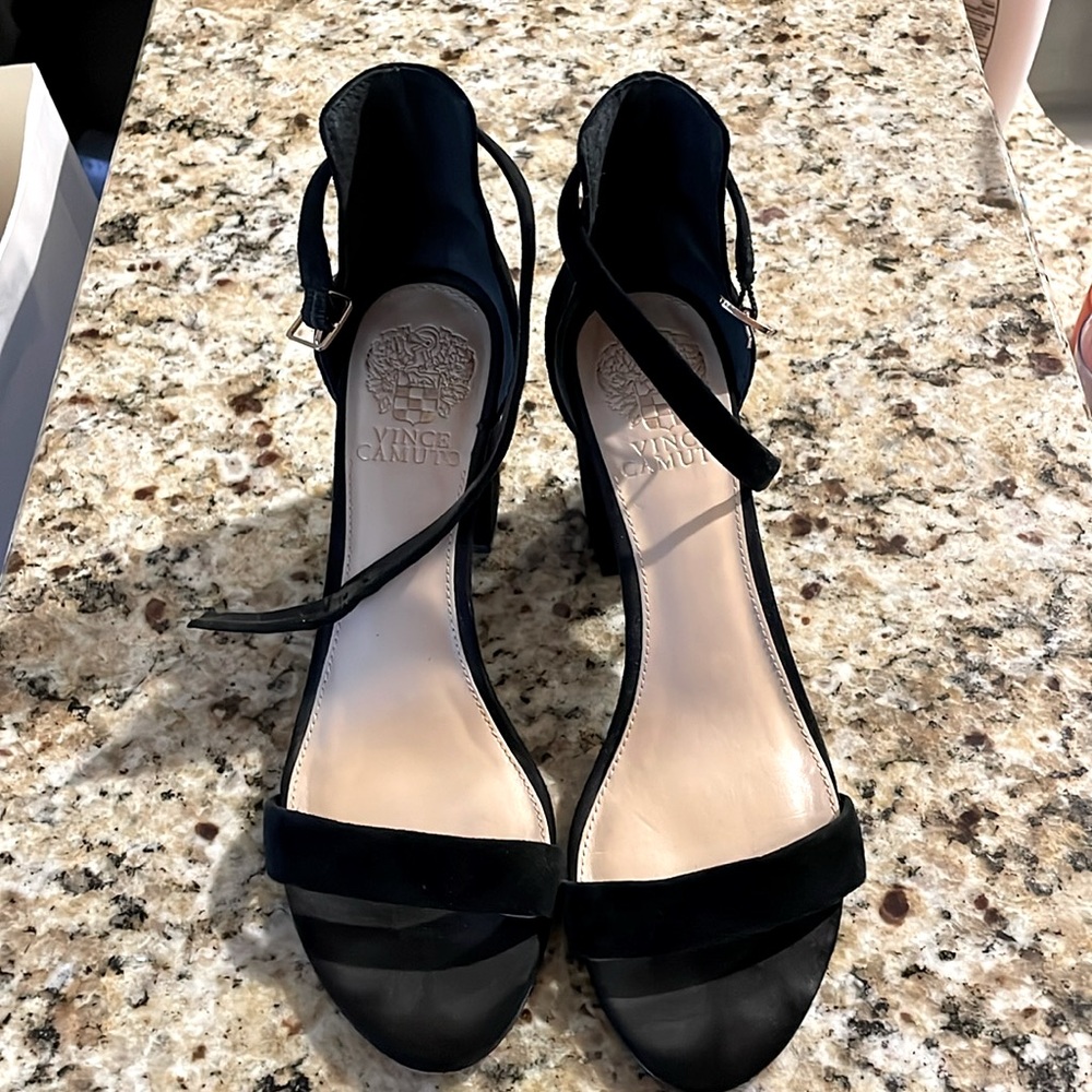 Vince Camuto Suede Block Heel